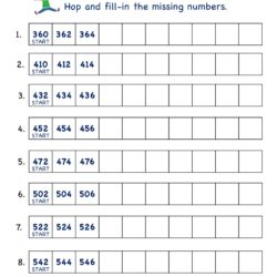 Skip Counting by 2 Practice Worksheet-4