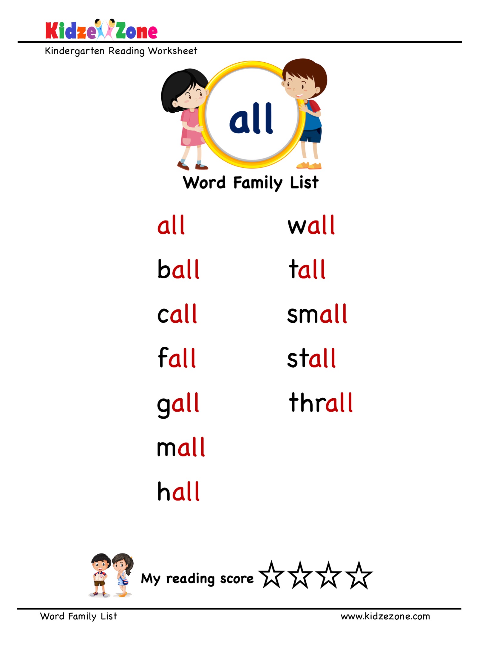 Explore and learn words from "all" word family