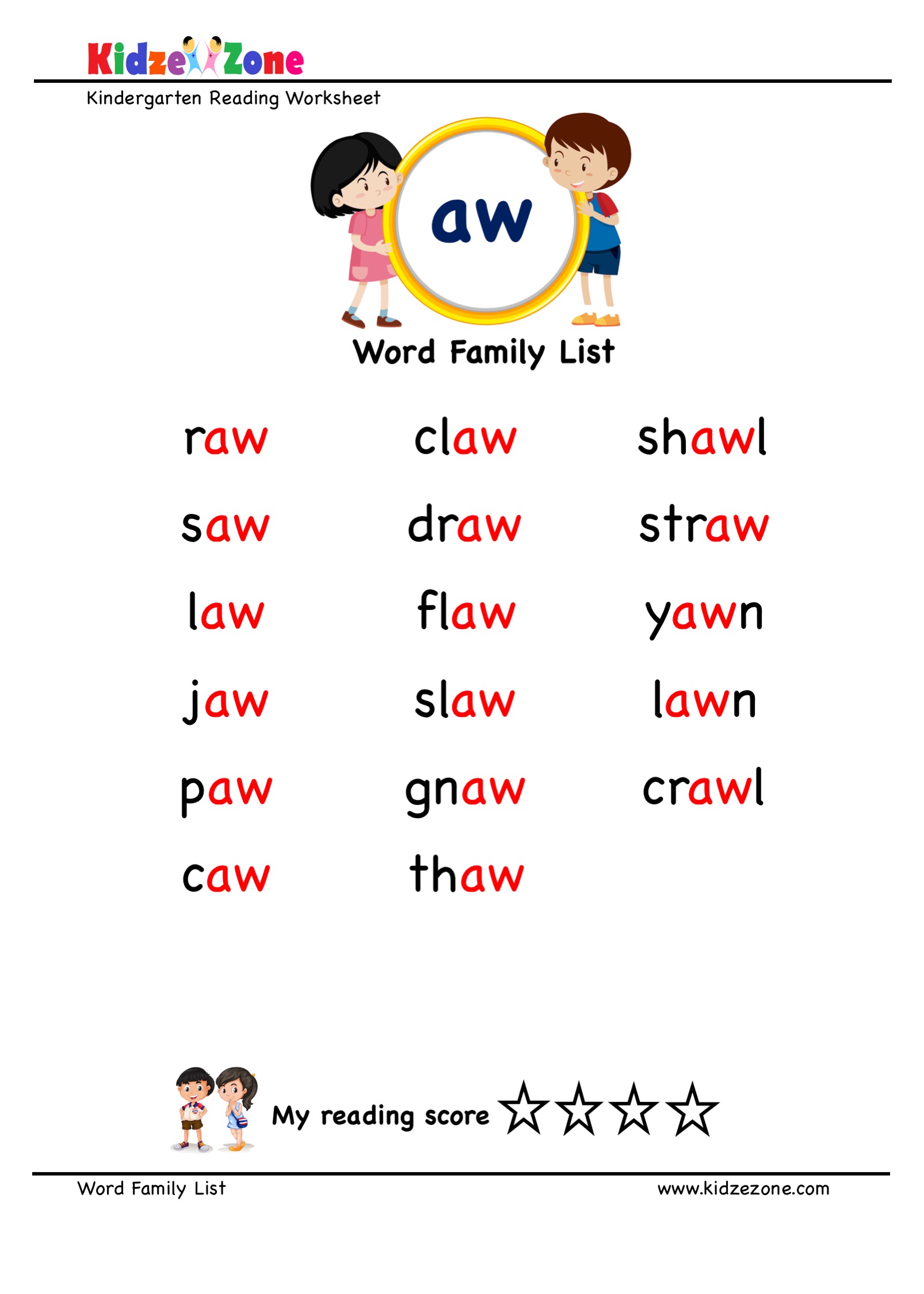 explore-and-learn-words-from-aw-word-family-with-word-list-worksheet