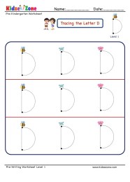 New D Tracing Worksheet Tips The Numb
