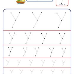 How to master Letter Y with letter tracing worksheet in multiple sizes