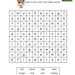 Searching Letter M words in the grid full of letters of words.