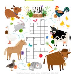 Animal Crossword Puzzle 12