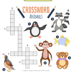 Animal Crossword Puzzle 18