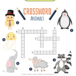 Animal Crossword Puzzle 21