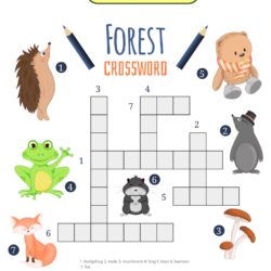 Animal Crossword Puzzle 7