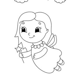 Angel Coloring page