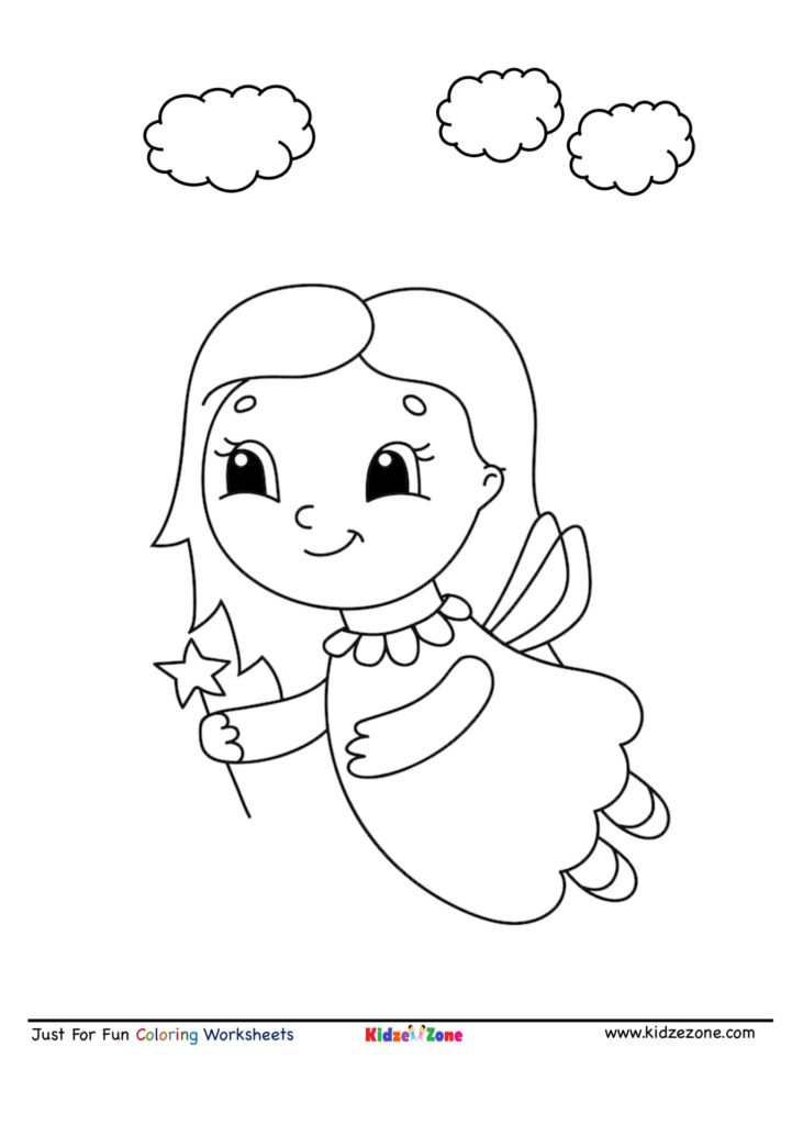 Angel Coloring page 
