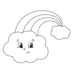 Fun Clouds Coloring Page