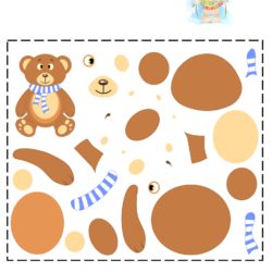 Cut and Paste Activity with a Bear
