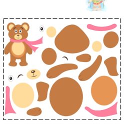 Cut and Paste Activity with a Bear