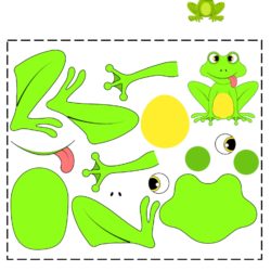 Cut and Paste Activity Fun with a Jumping Frog