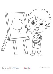 Coloring Paint For Kids Coloring Pages