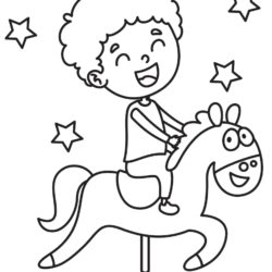Just for Fun Coloring Sheet - Merry Go Round