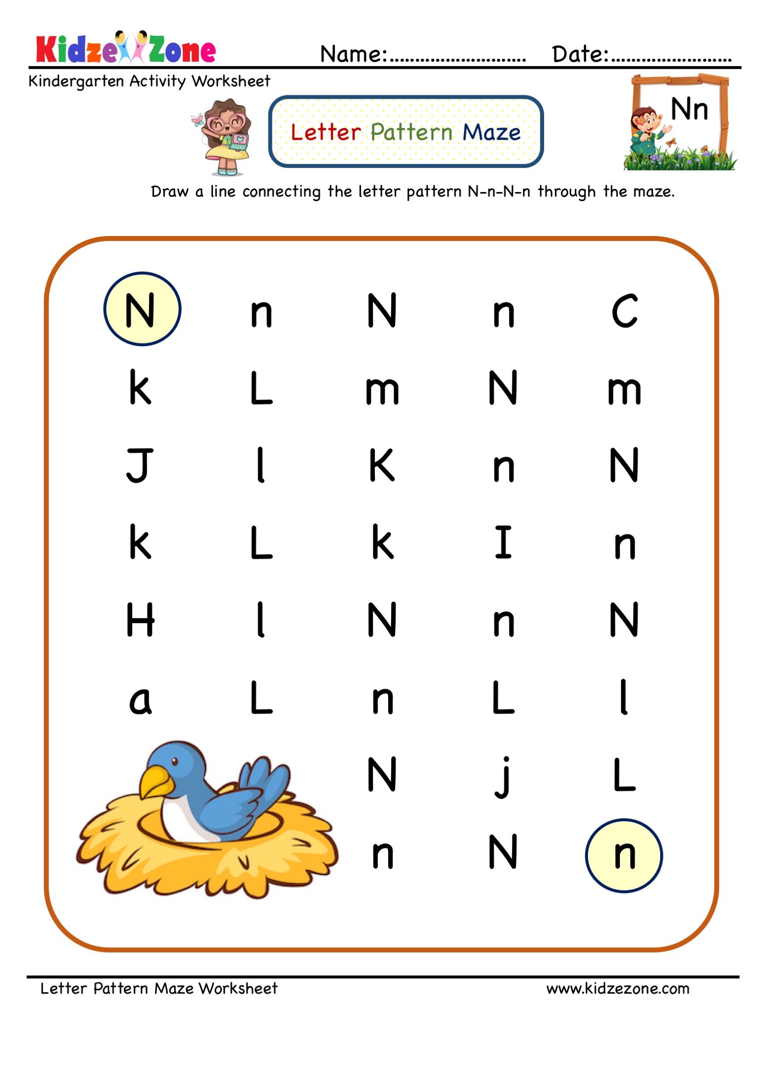 kindergarten-letter-n-reading-writing-and-activity-worksheets