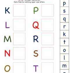 Letter Matching Activity Worksheet - Letter Matching Upper Case to Lower Case