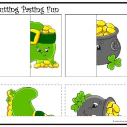 Cutting and pasting Activity worksheet. Play and learn with shapes worksheet 9