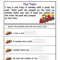 Reading Comprehension Stories with ai word Family