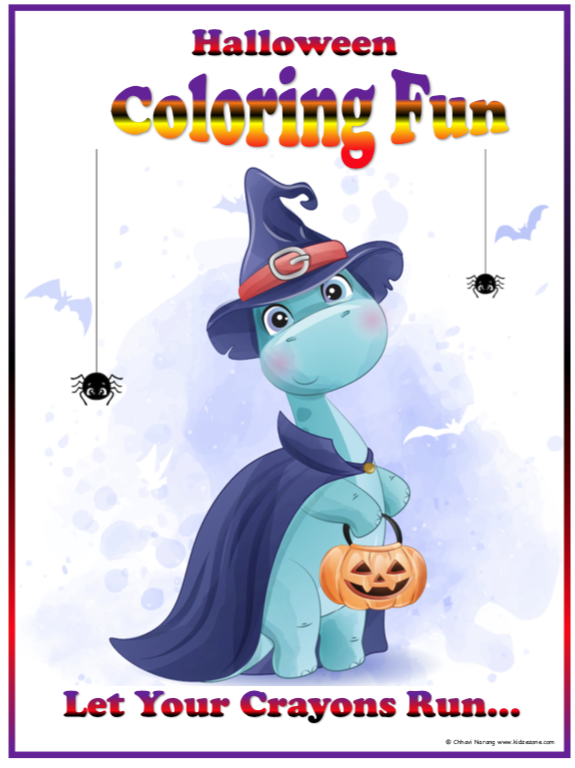 Halloween Fun Coloring Workbook