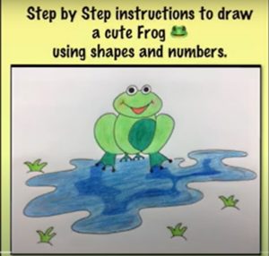 Learn to Draw a Frog with Letter U