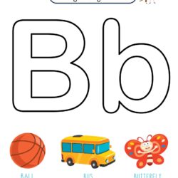 Letter B Coloring Fun Activity