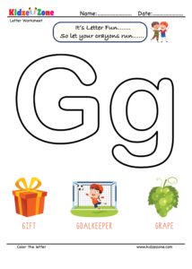 Letter G Coloring Fun Activity